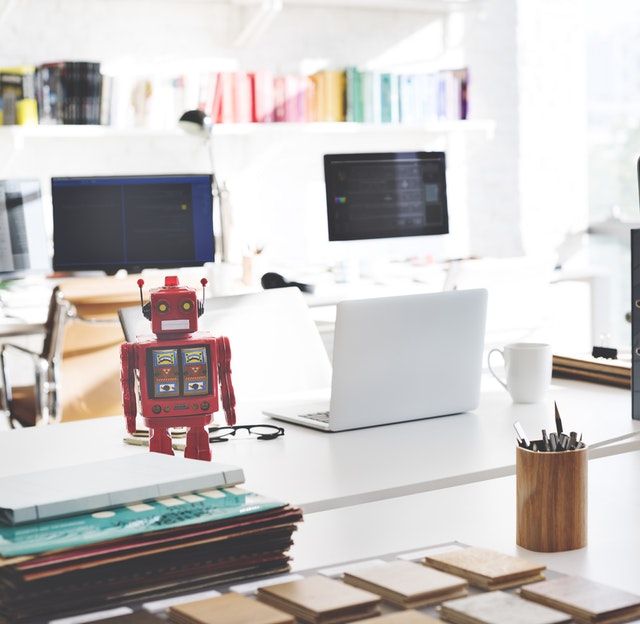 robot desk